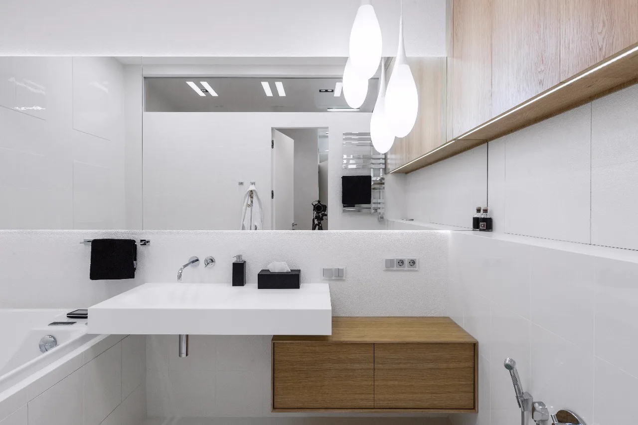 Pure White Minimalist Rezidans Görsel 12