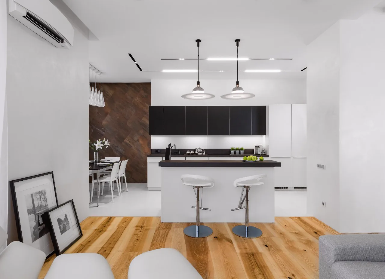 Pure White Minimalist Rezidans Detay 1