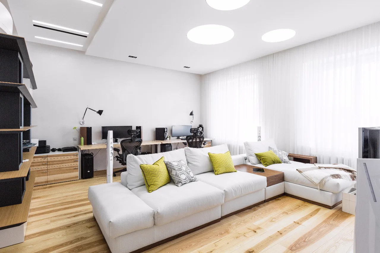 Pure White Minimalist Rezidans Görsel 8